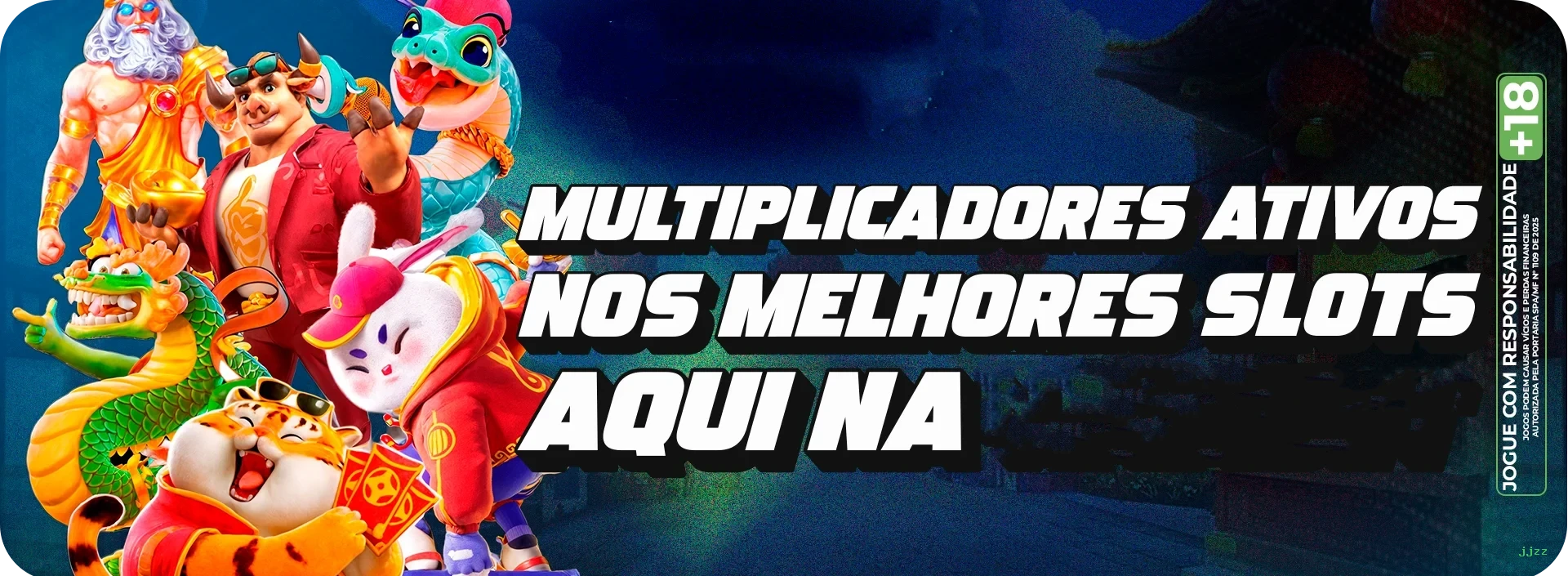 Aplicativo móvel jjzz para iOS e Android